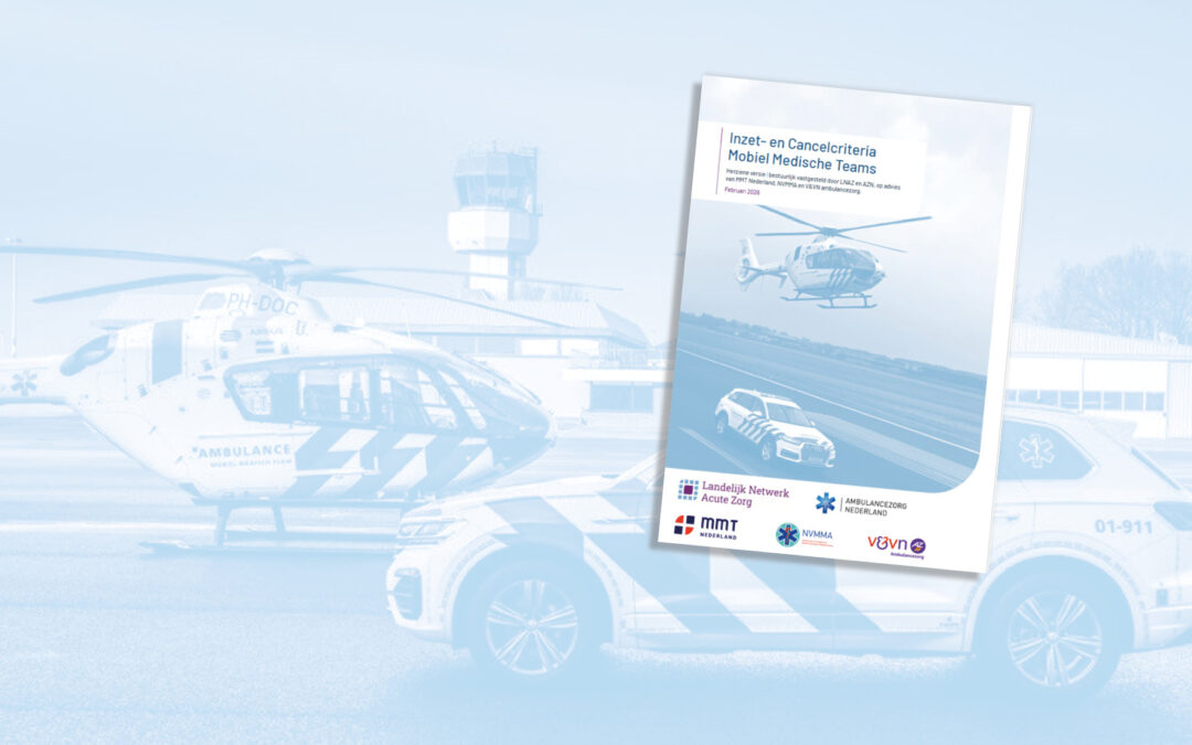 Actualisatie inzet- en cancelcriteria voor MMT’s
